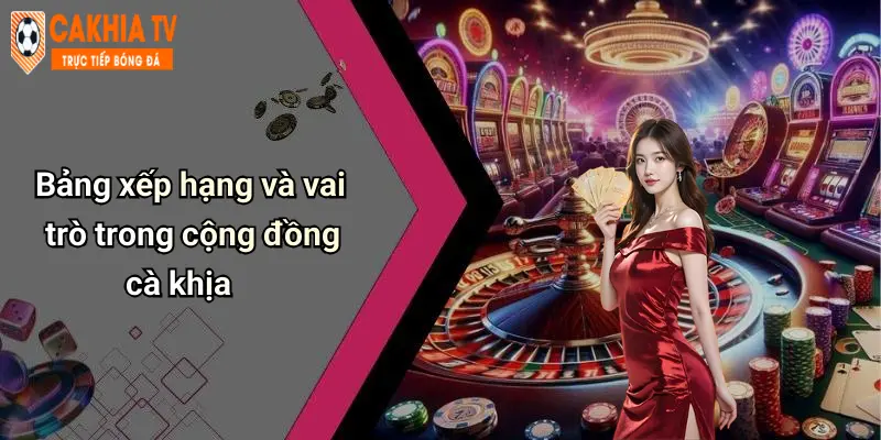 Bảng xếp hạng và vai trò trong cộng đồng cà khịa