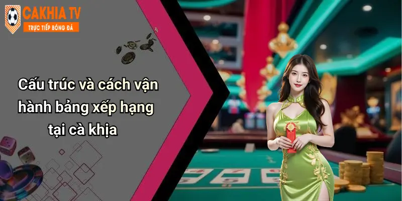 Cấu trúc và cách vận hành bảng xếp hạng tại cà khịa