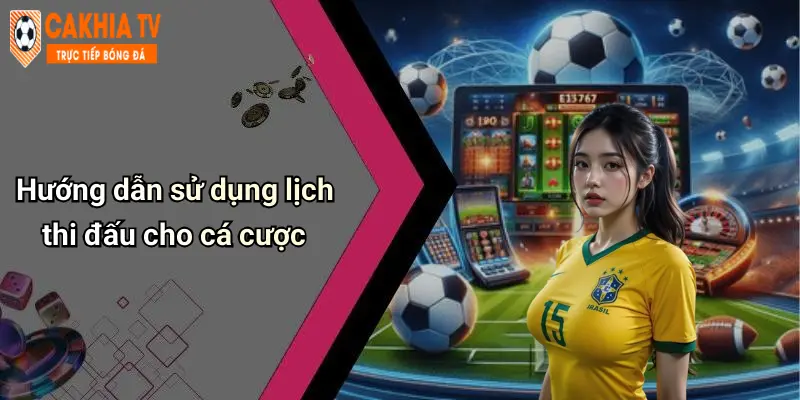 Hướng dẫn sử dụng lịch thi đấu cho cá cược