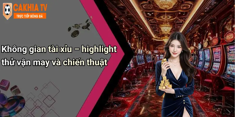 Không gian tài xỉu – highlight thử vận may và chiến thuật