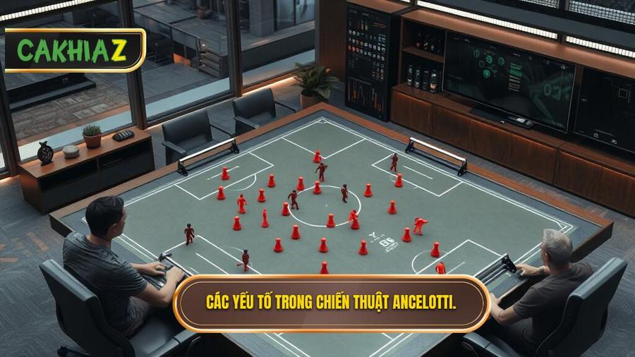 Các yếu tố cấu thành chiến thuật Carlo Ancelotti