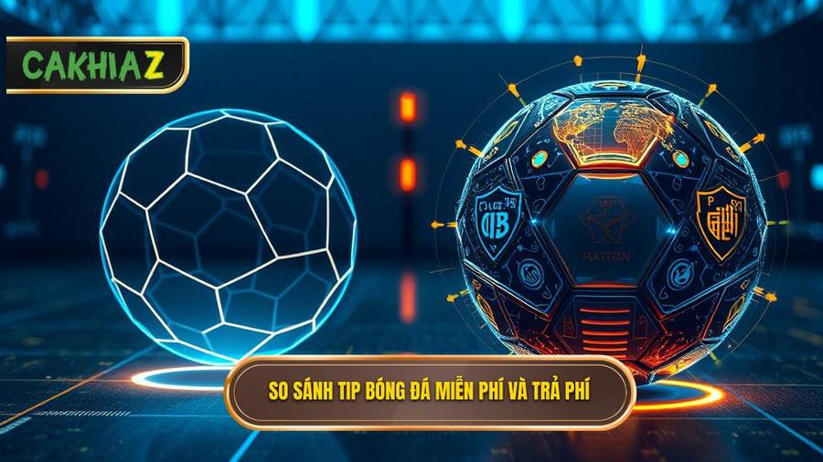 Bảng so sánh giữa Tip bóng đá miễn phí và Tip trả phí