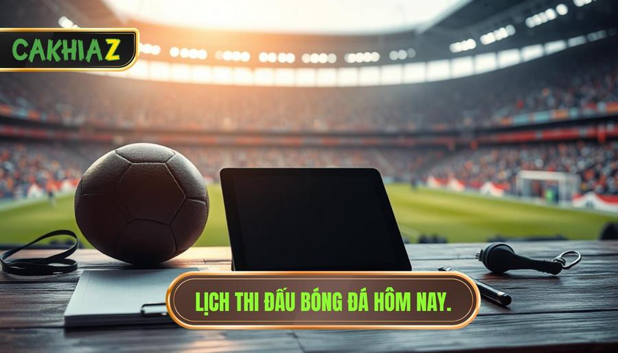 2. Lịch thi đấu bóng đá hôm nay.