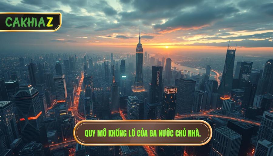 Ba quốc gia đồng chủ nhà: Một quy mô khổng lồ