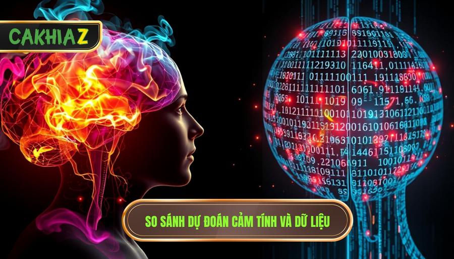 Bảng so sánh: Dự đoán dựa trên cảm tính vs. Dự đoán dựa trên dữ liệu